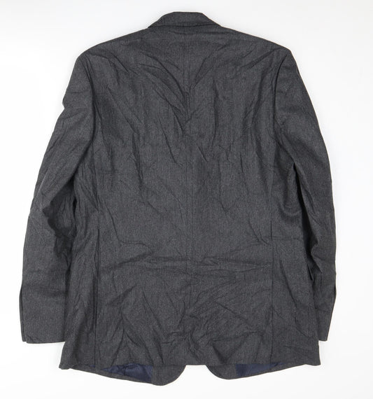 Mens UK Size 42 Jaeger Regular Grey Suit Jacket