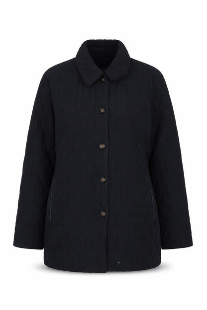 Eastex Women’s Black Quilted Jacket - Size 12