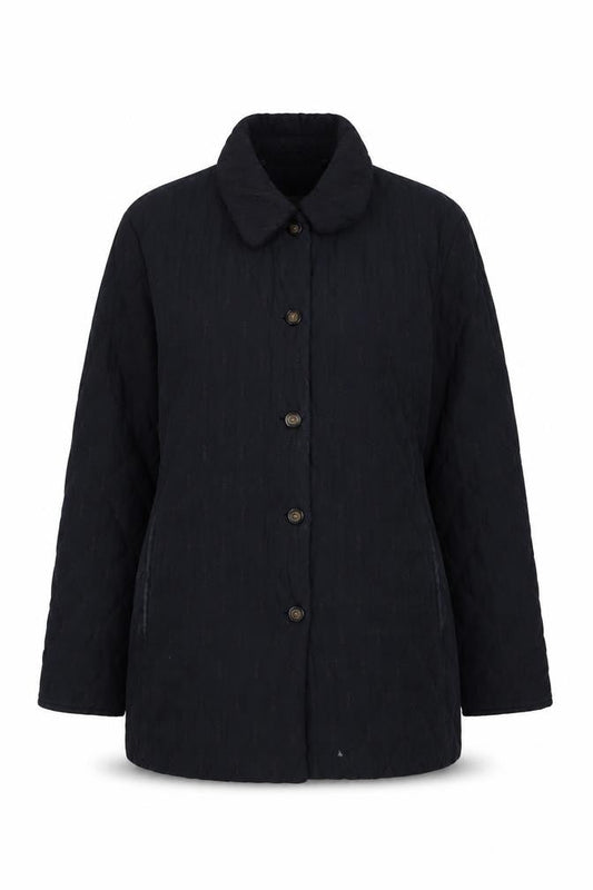 Eastex Women’s Black Quilted Jacket - Size 12