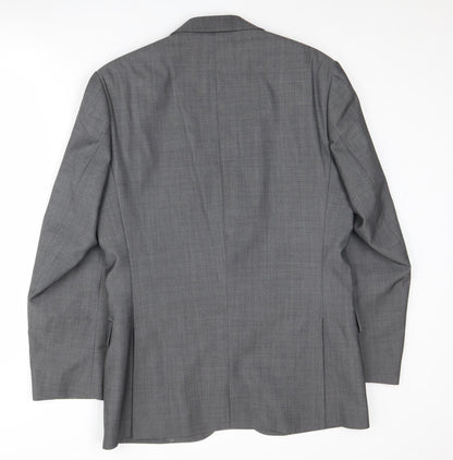 Mens UK Size 38 Pierre Cardin Regular Grey Suit Jacket