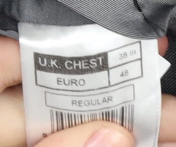 Mens UK Size 38 Pierre Cardin Regular Grey Suit Jacket