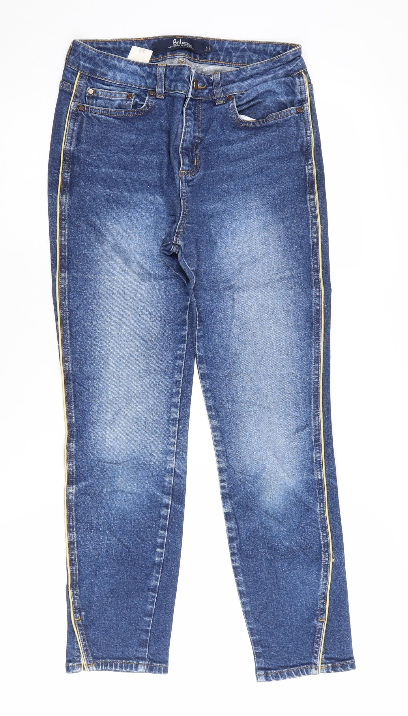 Boden Women's Blue Straight Jeans UK 8, S