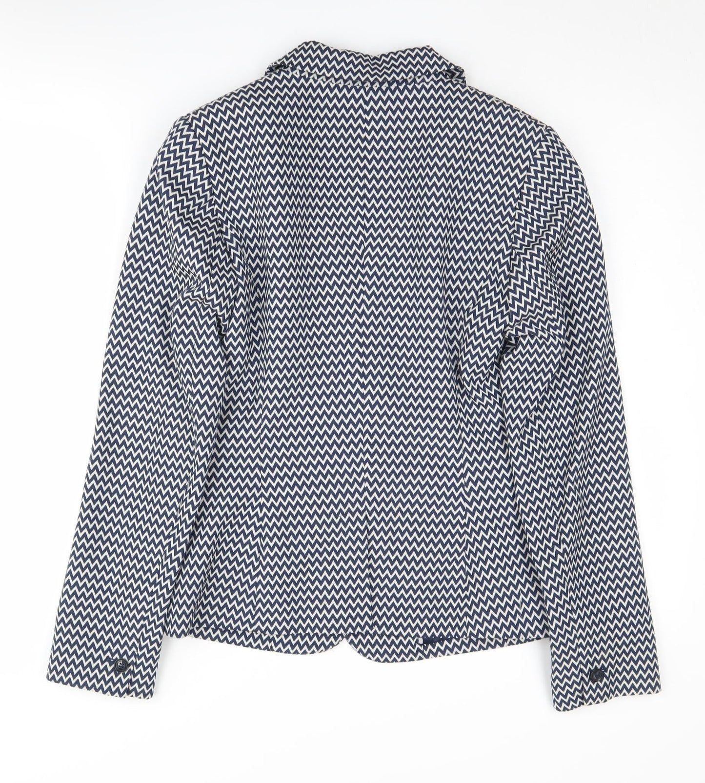 Jasper Conran Women's Blue Chevron Blazer Size 8