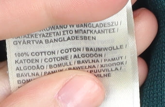 Wrangler Men's Green Polo Shirt, S, Casual Short Sleeve