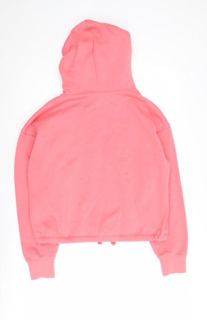 Champion Women's Pink Hoodie, Logo, L, Casual Essential