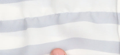 Banana Republic Women's Striped Button-Up Shirt 2XS