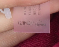 DKNY Women's Pink Logo Hoodie XS - Rhinestone Accent