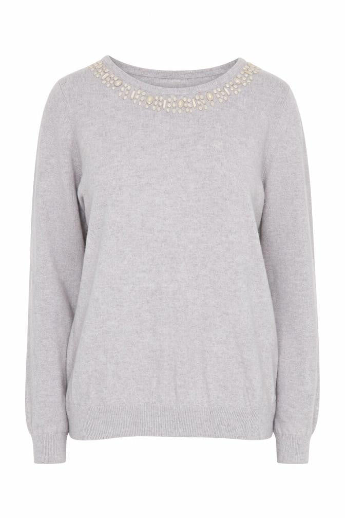 Womens UK Size 12 RJR John Rocha Grey Pullover Jumper
