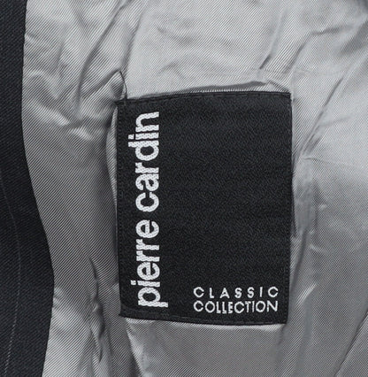Mens UK Size 48 Pierre Cardin Regular Black Suit Jacket