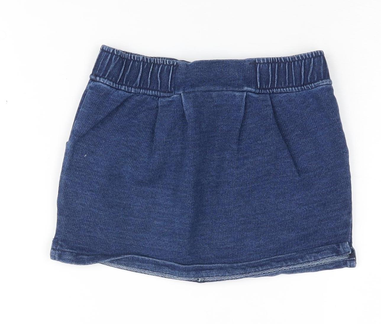 Bench Girls Blue Denim Skirt 3-4 Years Casual Style