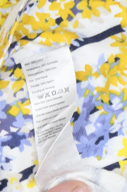 Womens UK Size 6 Joules Multicoloured Tunic T-Shirt