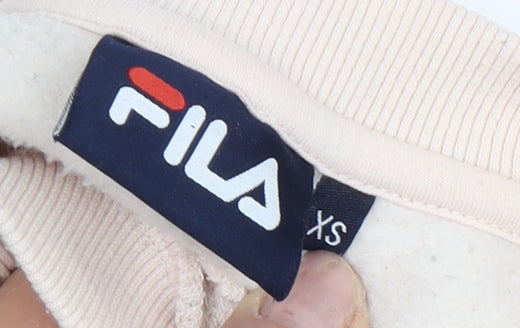 FILA Women's Colourblock Sweatshirt XS - Black/Beige