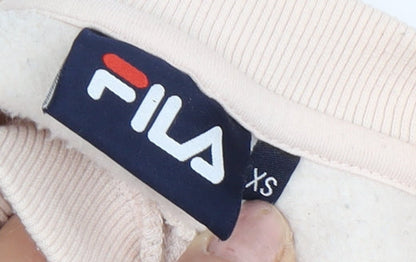 FILA Women's Colourblock Sweatshirt XS - Black/Beige