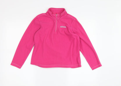 Bloomer Girls Pink Fleece Pullover Sweatshirt 9-10 Years