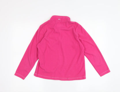 Bloomer Girls Pink Fleece Pullover Sweatshirt 9-10 Years