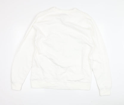 UFC Unisex Adults White Pullover Sweatshirt M