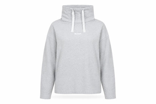 Front view of Bench Grey Woman's Sweatshirt, size M