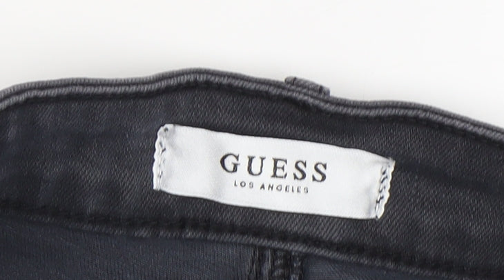 GUESS Women's Black Lace Hot Pants, Size 10, Casual Chic