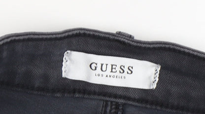 GUESS Women's Black Lace Hot Pants, Size 10, Casual Chic