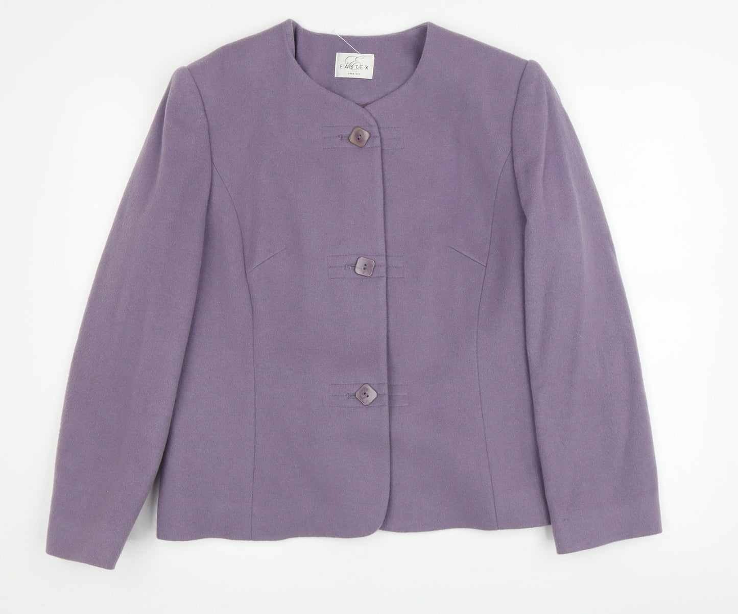 Womens UK Size 14 Eastex Purple Basic Jacket