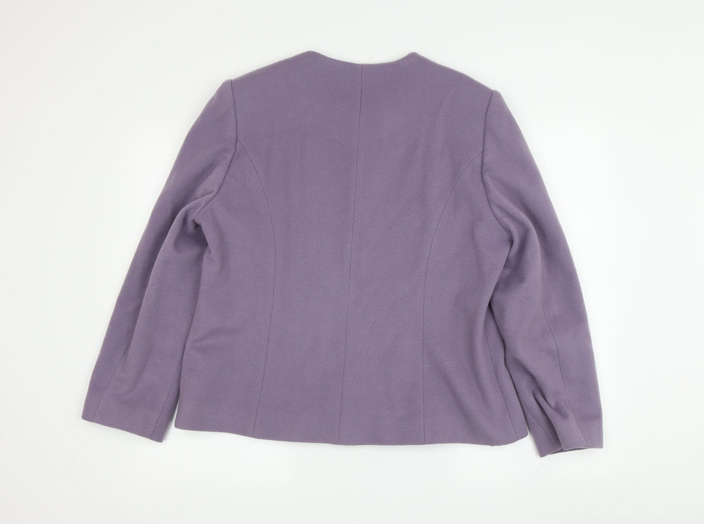 Womens UK Size 14 Eastex Purple Basic Jacket