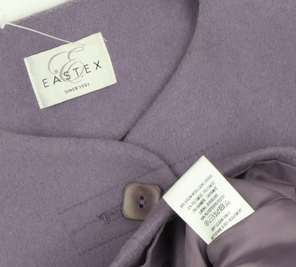 Womens UK Size 14 Eastex Purple Basic Jacket