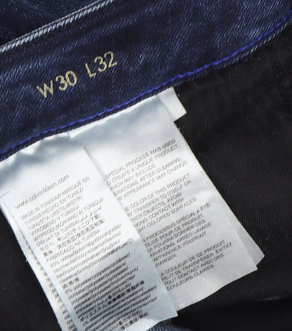 Calvin Klein Men's Blue Slim Straight Jeans