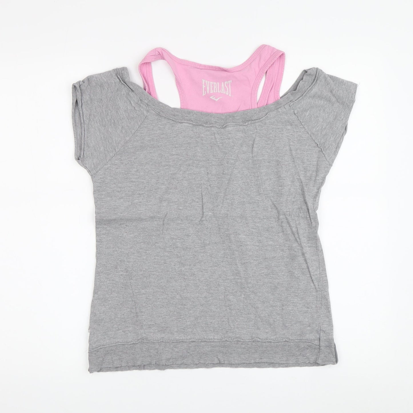 Everlast Women's Grey Tank Top, Size 14, Lightweight Gym