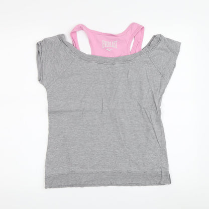 Everlast Women's Grey Tank Top, Size 14, Lightweight Gym