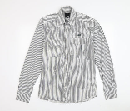 Jack & Jones Men's Black Striped Shirt S