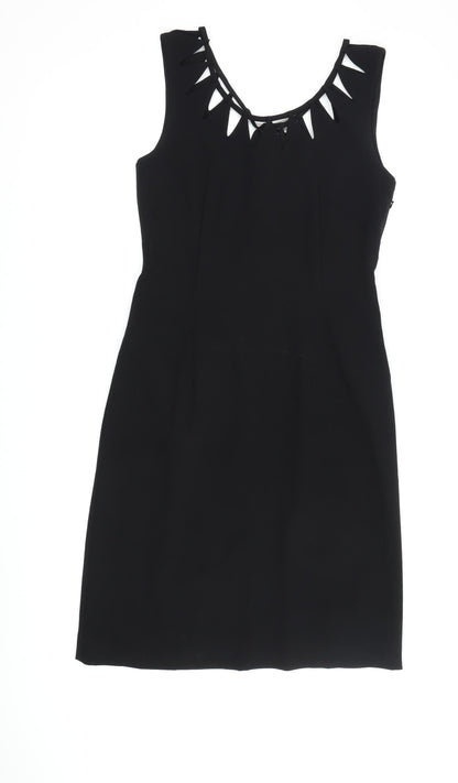 Whistles Women's Black Fit & Flare Dress, Size 10
