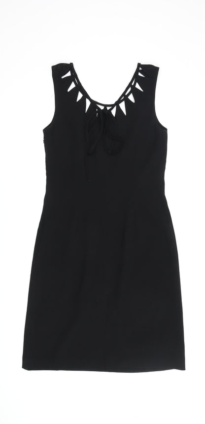 Whistles Women's Black Fit & Flare Dress, Size 10
