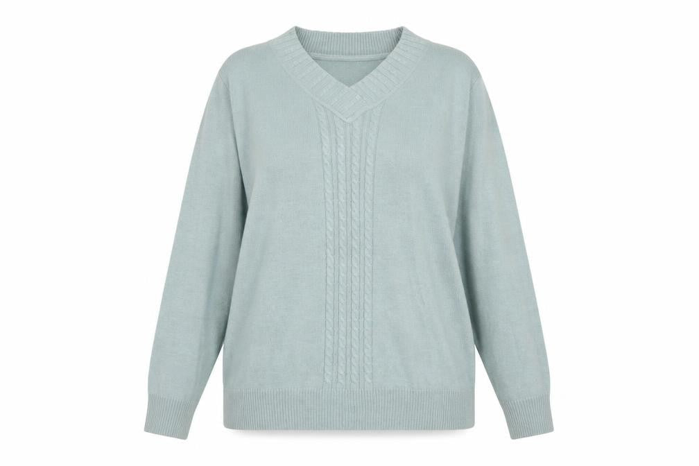 Womens UK Size 16 Eastex Green Pullover Jumper