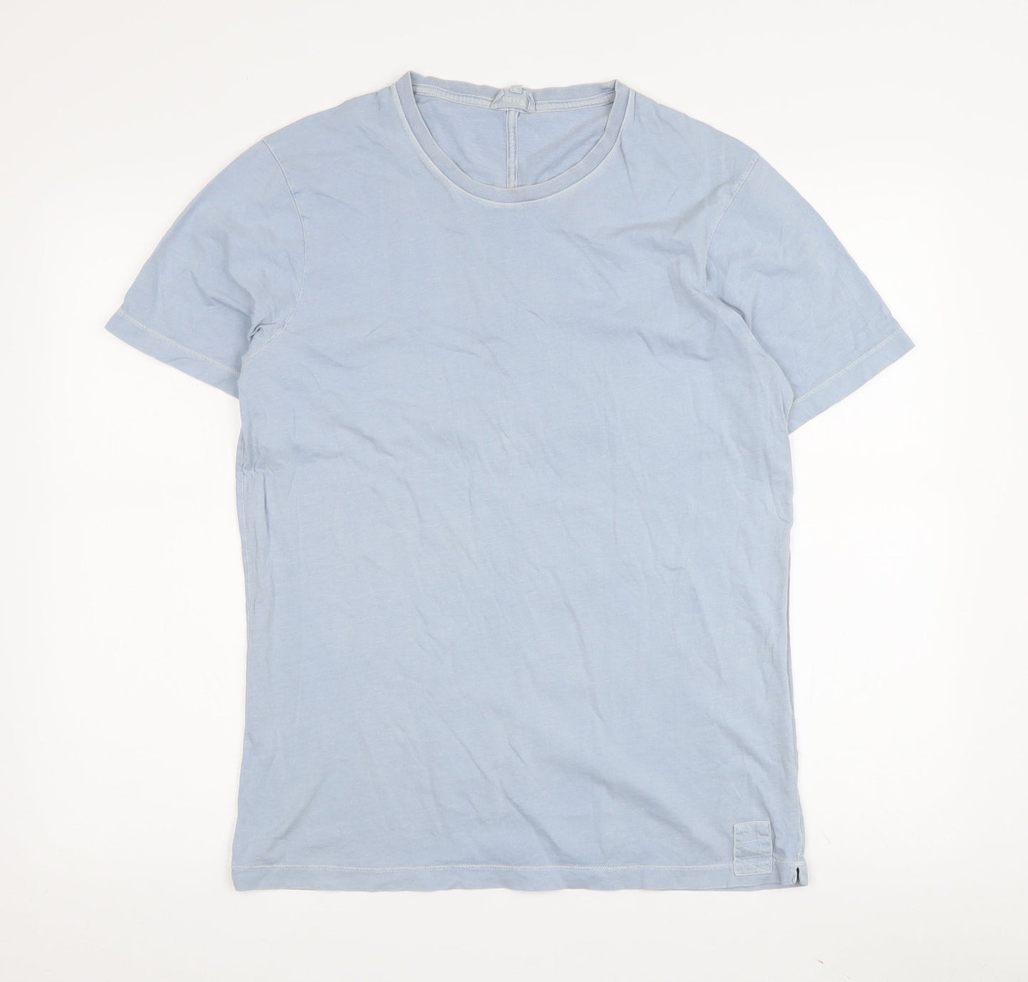Womens UK Size S Jigsaw Blue Basic T-Shirt