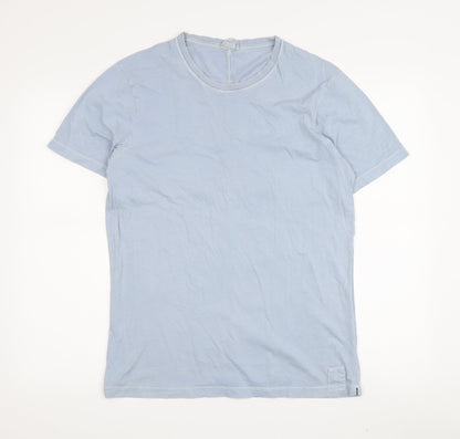 Womens UK Size S Jigsaw Blue Basic T-Shirt