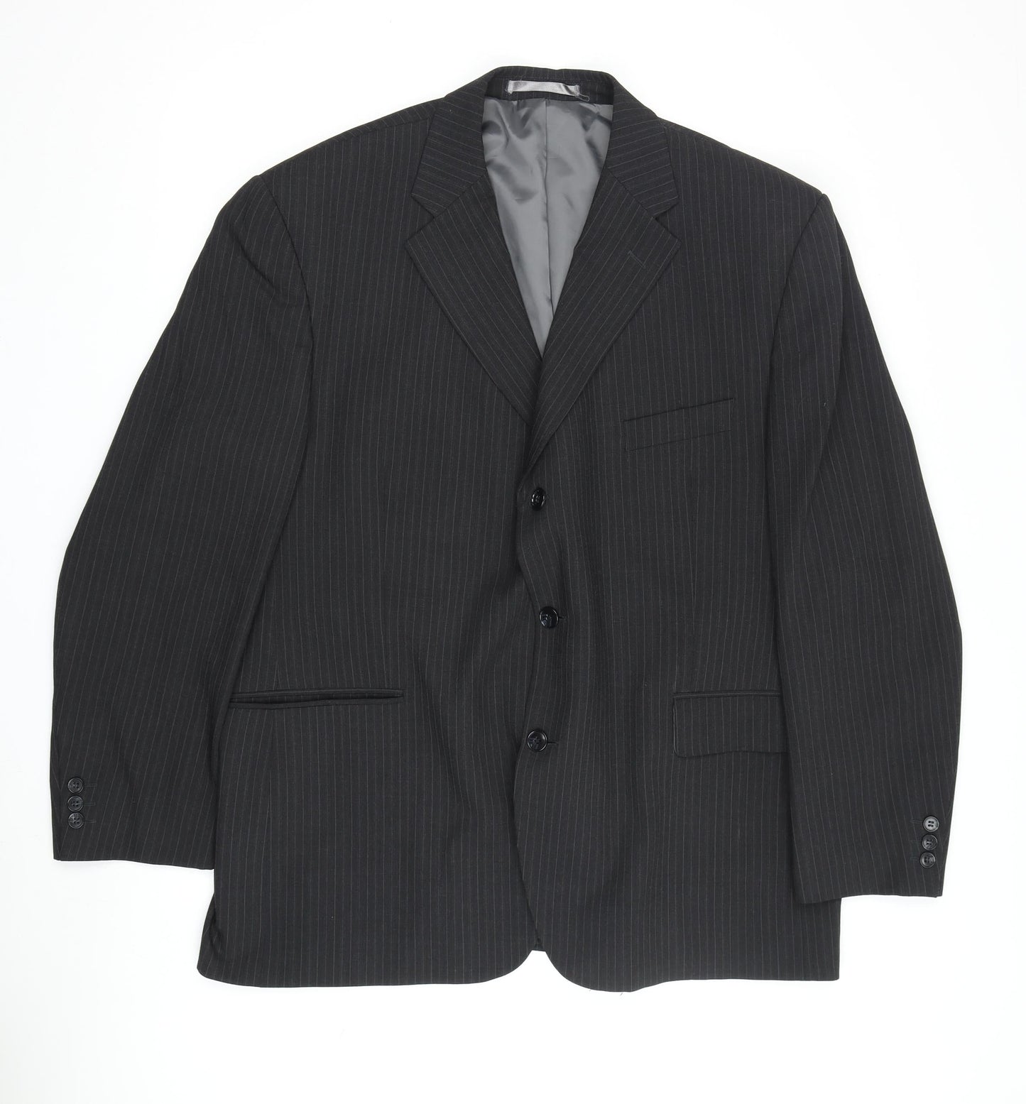 Mens UK Size 48 Centaur Regular Black Suit Jacket