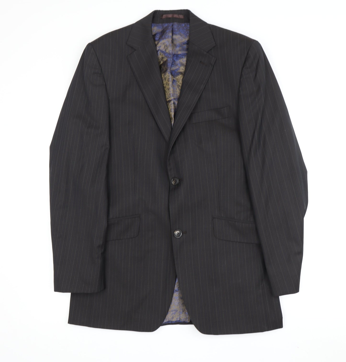 Mens UK Size 36 Jeff Banks Regular Black Suit Jacket