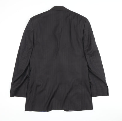 Mens UK Size 36 Jeff Banks Regular Black Suit Jacket
