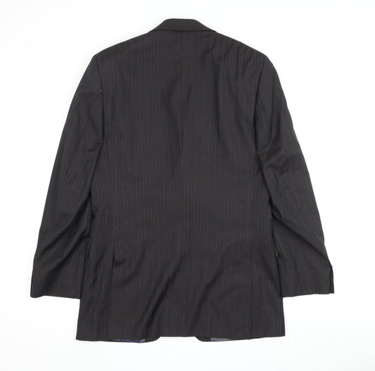 Mens UK Size 36 Jeff Banks Regular Black Suit Jacket
