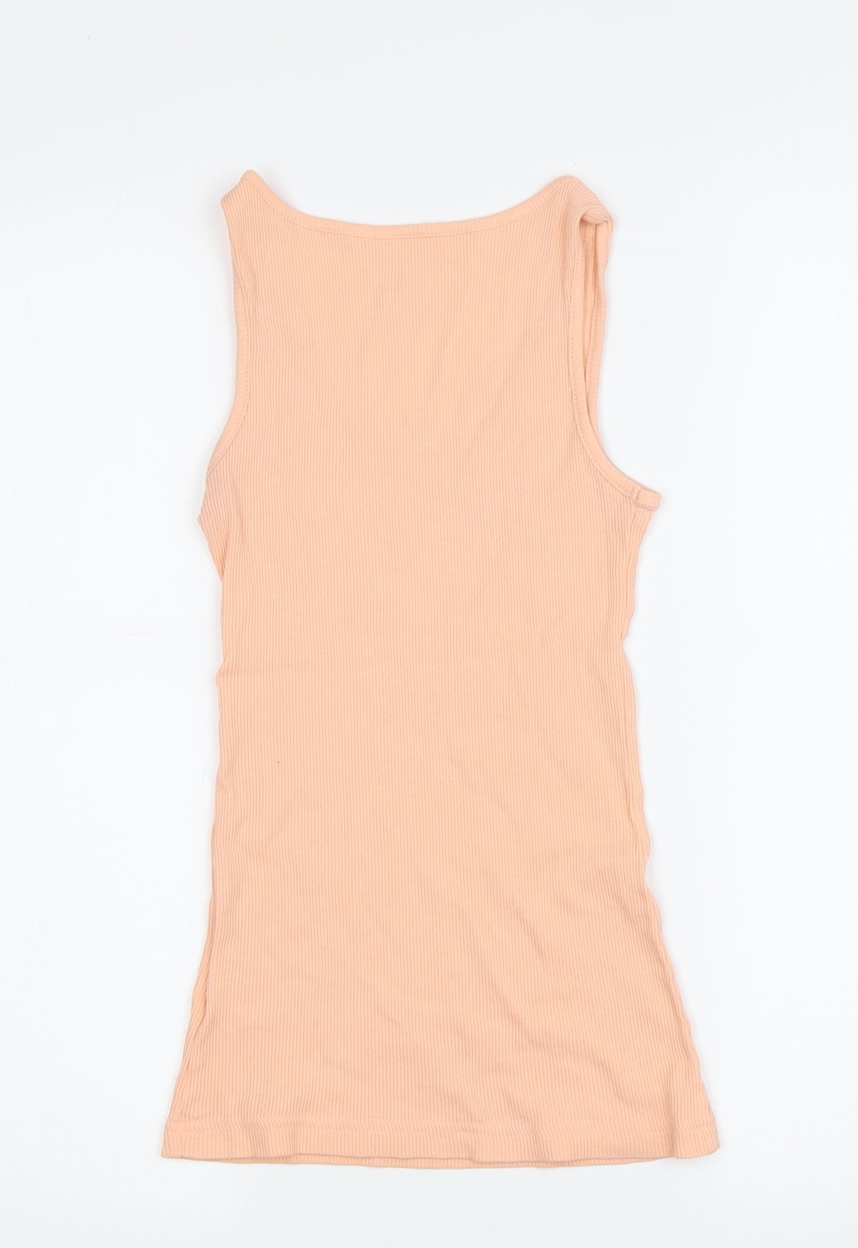 Womens UK Size XS adidas Beige Basic Tank