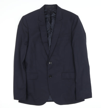 Mens UK Size 38 Paul Smith Regular Blue Suit Jacket