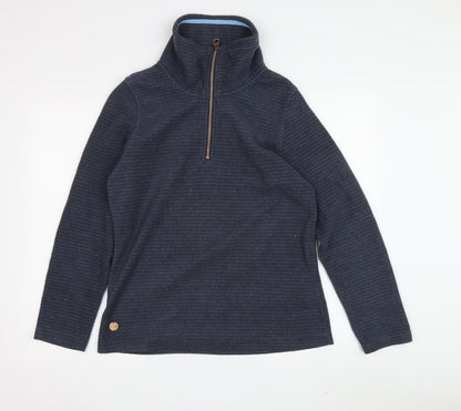 Regatta Blue Women’s 1/4 Zip Sweatshirt Size 8