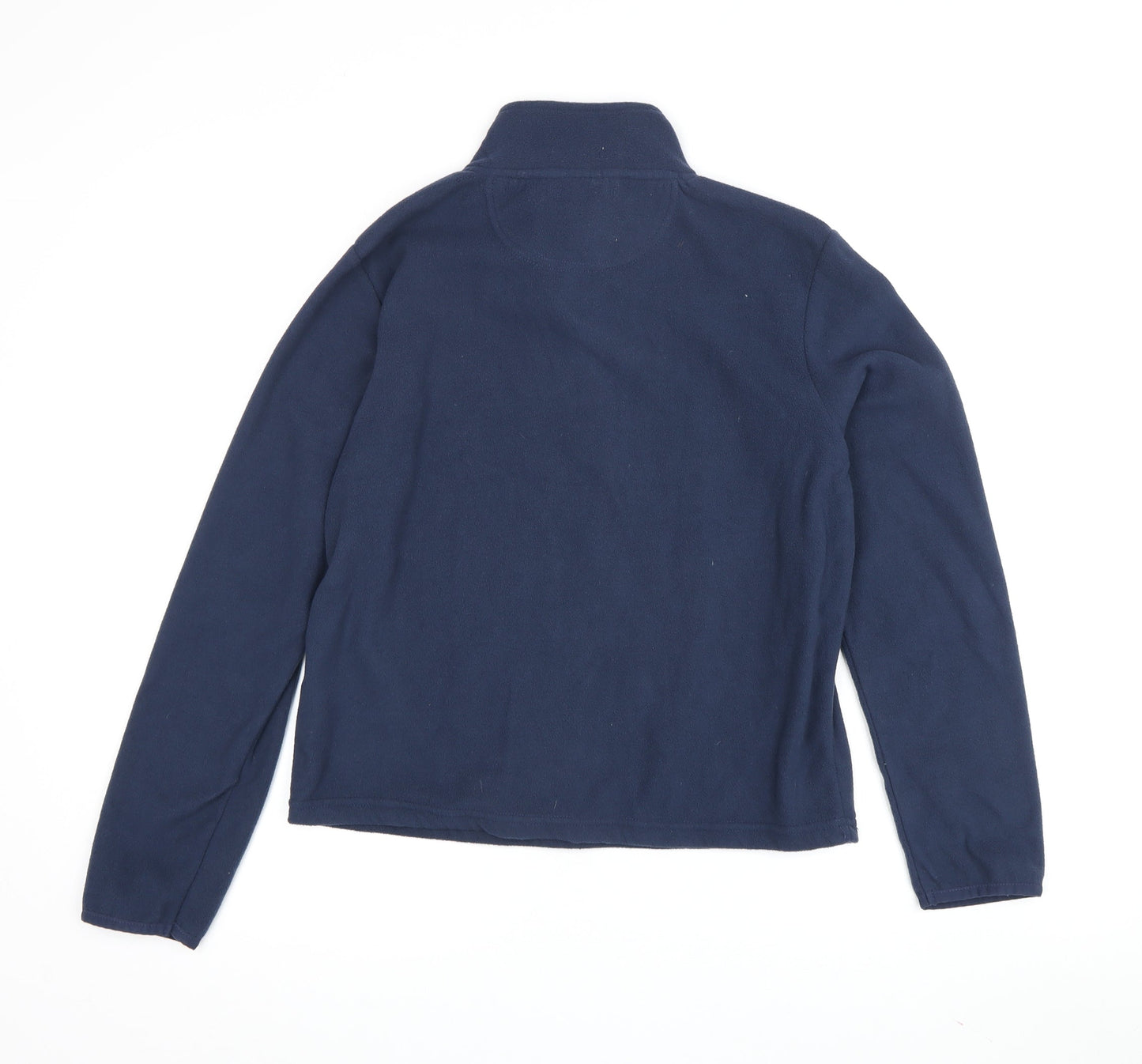 Peter Storm Boys Blue Fleece Sweatshirt 11-12 High Neck Zip