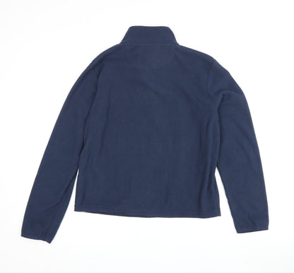 Peter Storm Boys Blue Fleece Sweatshirt 11-12 High Neck Zip