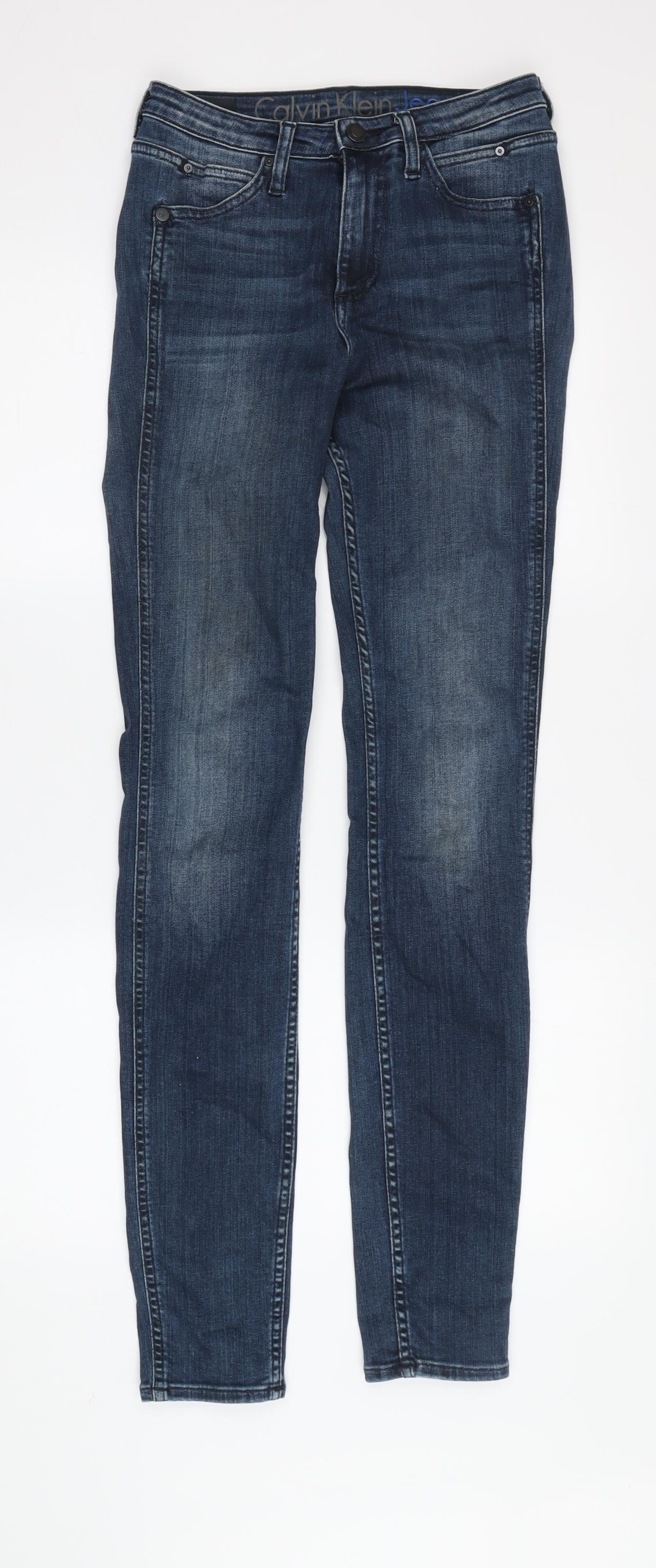 Calvin Klein Women's Blue Skinny Jeans Size 26