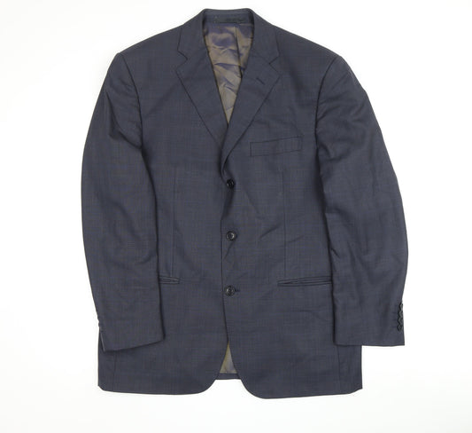 Mens UK Size 42 Jaeger Regular Blue Suit Jacket