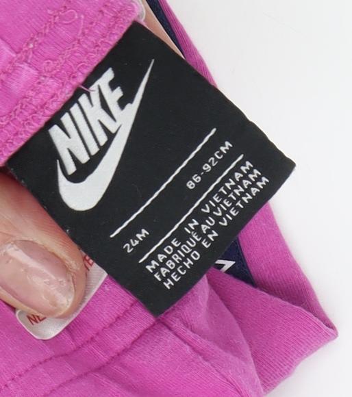 Nike Pink Unisex Toddler Leggings 24 Months Athleisure Style
