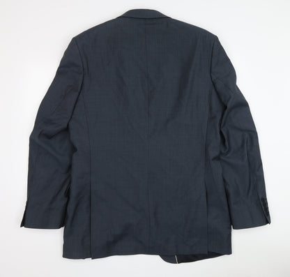 Mens UK Size 42 Ben Sherman Regular Blue Suit Jacket