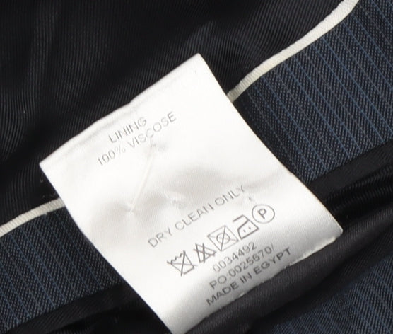 Mens UK Size 42 Ben Sherman Regular Blue Suit Jacket