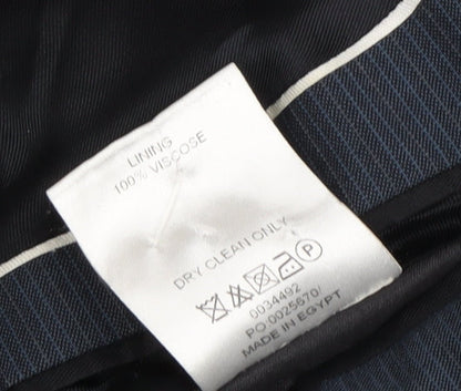 Mens UK Size 42 Ben Sherman Regular Blue Suit Jacket
